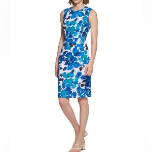Floral Print Sheath Dress